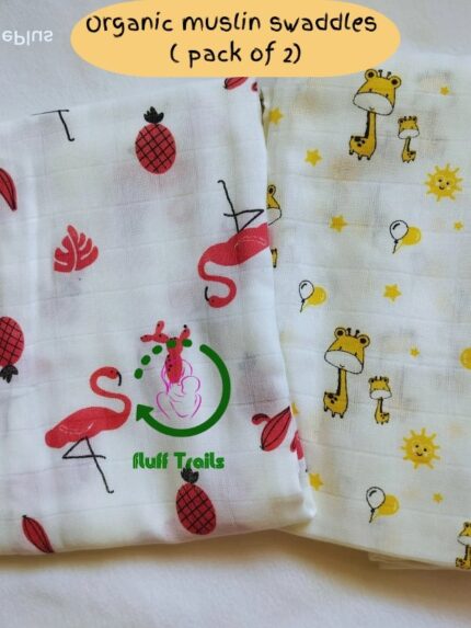 Organic Muslin Swaddle (Pack of 2)