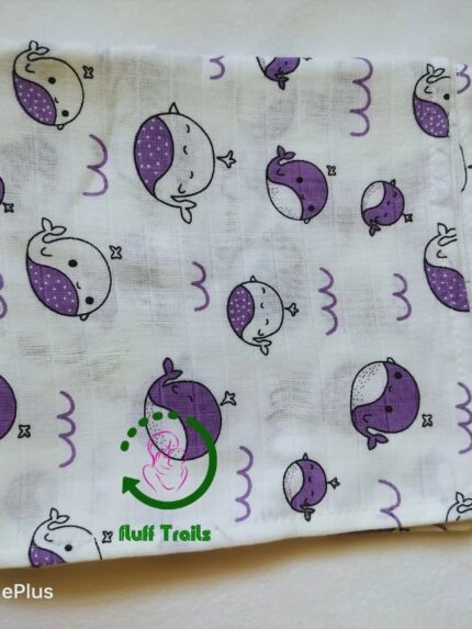 Cotton muslin - fishies