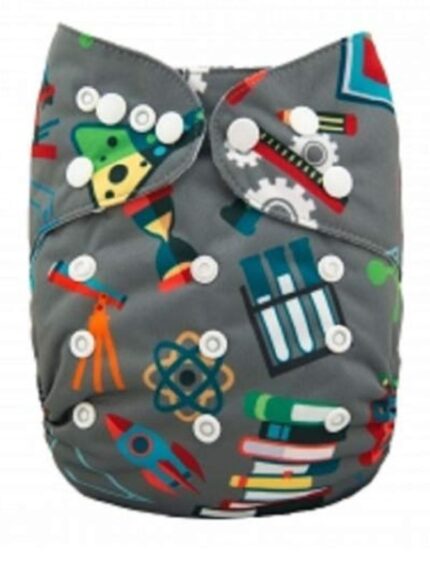 One Size Pocket Diaper - Scientist